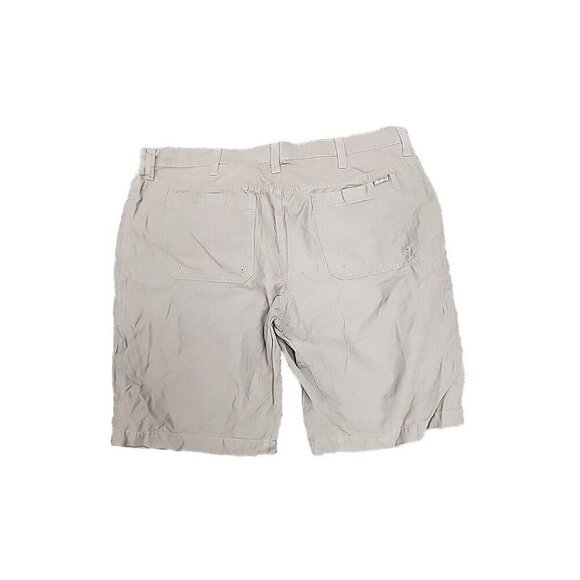 EDDIE BAUER Shorts Green Flat Front Casual Outdoor Hiking Camping Men's 42 - Picture 2 of 5